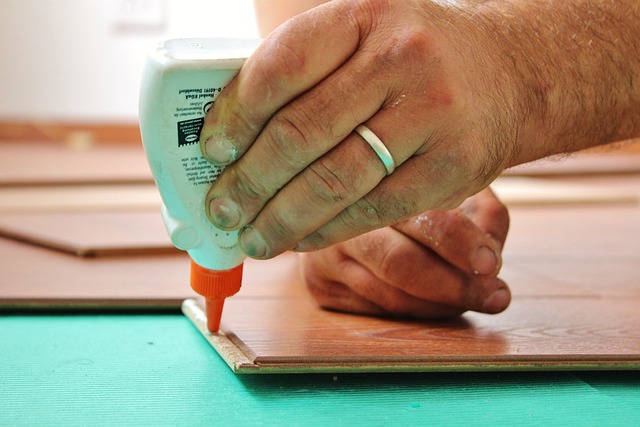 work materials on a home renovation site