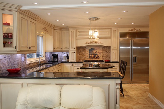 a kitchen under remodel